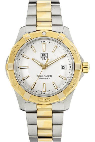 Pre Owned TAG Heuer Aquaracer Yellow Gold Plated and Stainless Steel Quartz