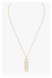 Move 10th Pendant in Yellow Gold