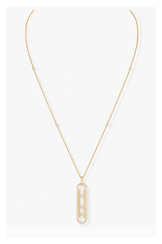 Move 10th Pendant in Yellow Gold