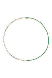 Emerald and Diamond Hepburn Choker