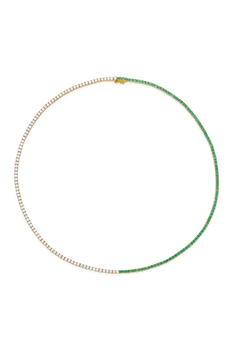 Emerald and Diamond Hepburn Choker