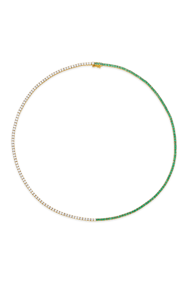 Emerald and Diamond Hepburn Choker