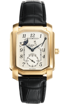 Senator Karree Moonphase Power Reserve Yellow Gold Manual