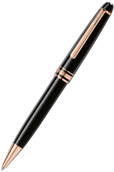 Meisterst&uuml;ck Red Gold-Coated Classique Ballpoint Pen