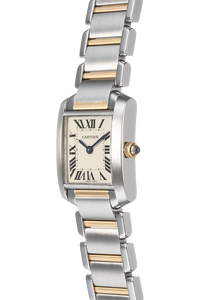 Tank Francaise Yellow Gold and Stainless Steel Quartz