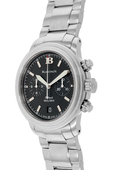 Leman Aqua Lung Flyback Chronograph Stainless Steel Automatic