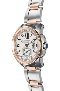Calibre de Cartier Rose Gold and Stainless Steel Automatic