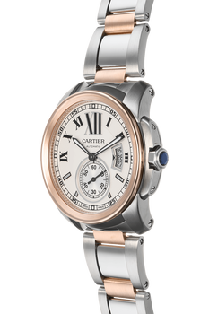 Calibre de Cartier Rose Gold and Stainless Steel Automatic