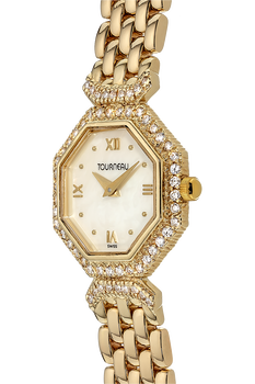 Octagon Yellow Gold Quartz