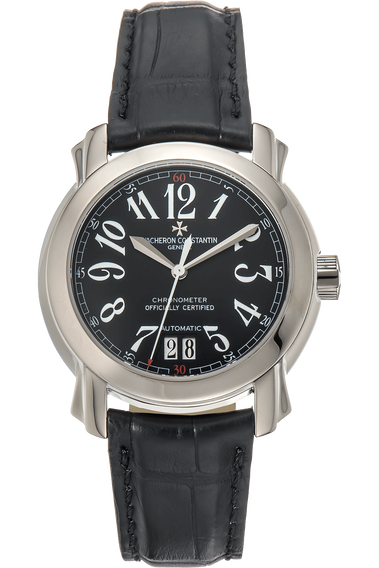 Malte Large Calendar White Gold Automatic