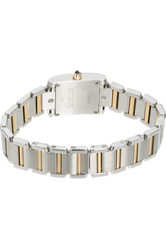 Tank Francaise Yellow Gold and Stainless Steel Quartz