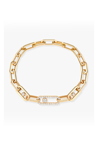 Move Link Bracelet in Yellow Gold