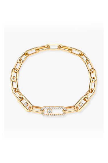 Move Link Bracelet in Yellow Gold