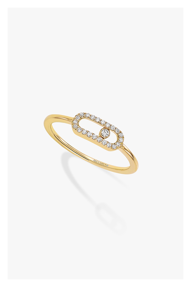 Move Uno Ring in Yellow Gold Size 53