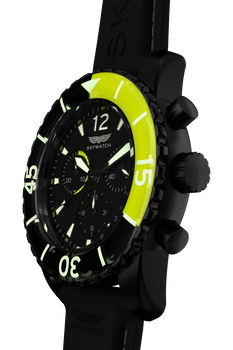 44mm Chrono Black IP