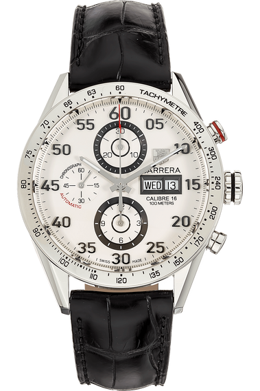 Carrera Calibre 16 Day-Date Chronograph Stainless Steel Automatic