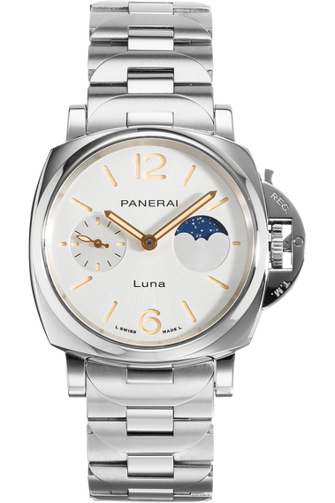 Luminor Due Luna Stainless Steel Automatic