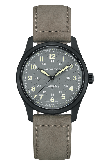 Khaki Field Titanium Auto 38mm