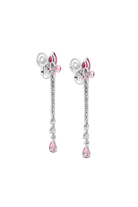 Classics Pink Sapphire Pendant Earrings