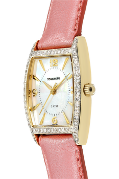 Tonneau Yellow Gold Quartz