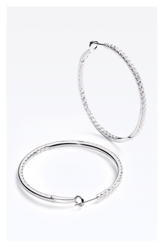 Classics Diamond Hoops