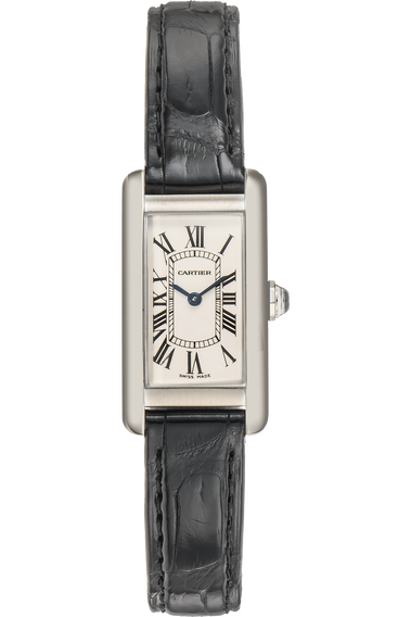 Tank Americaine White Gold Quartz