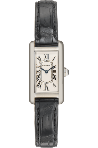 Tank Americaine White Gold Quartz