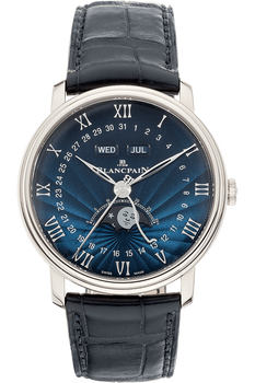 Villeret Complete Calendar Moonphase White Gold Automatic