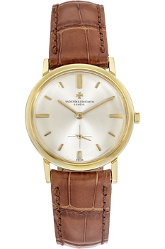 Round Circa 1960 Yellow Gold Manual