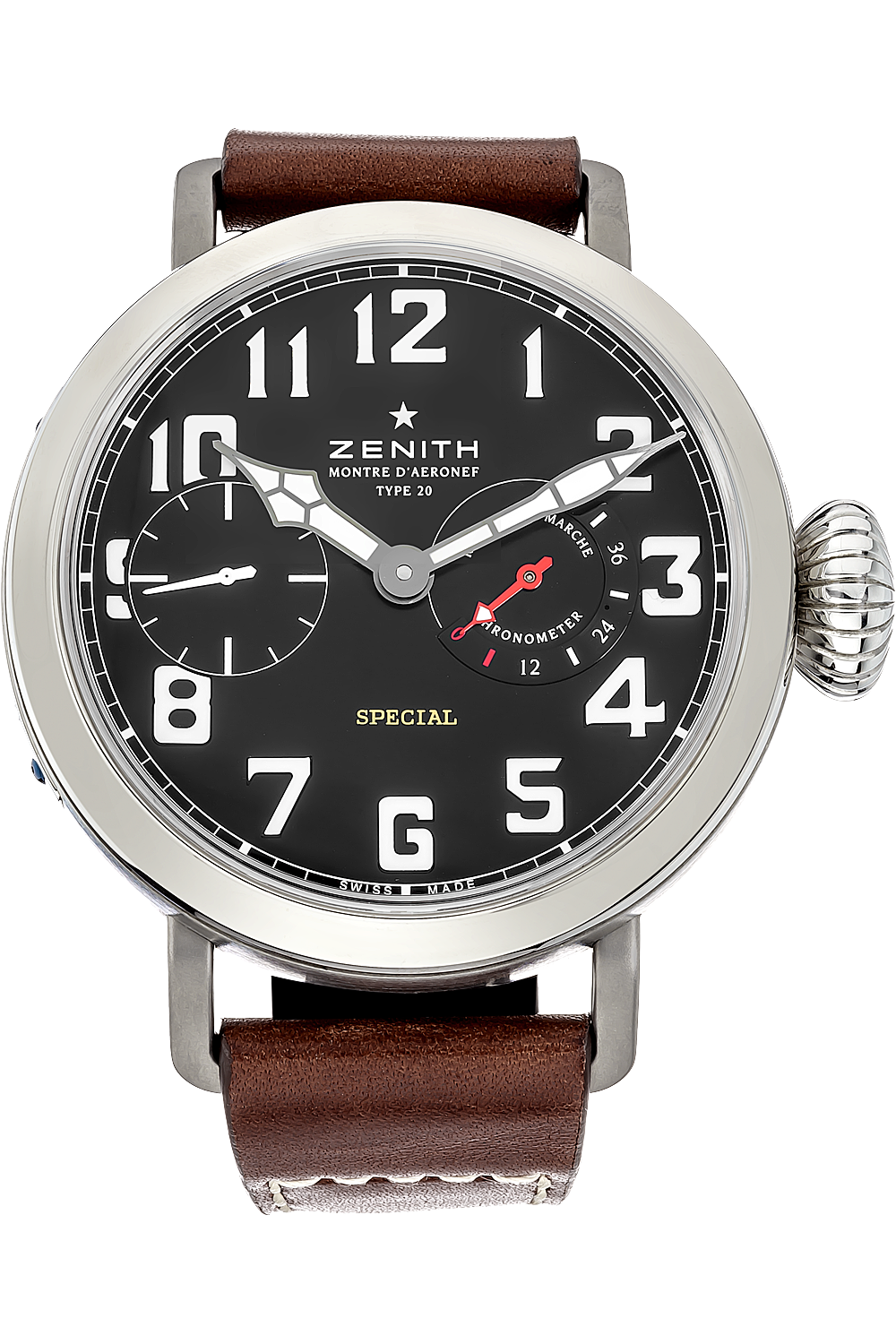 Pre-Owned Zenith Pilot Montre D'Aeronef Type 20 Manual Limited