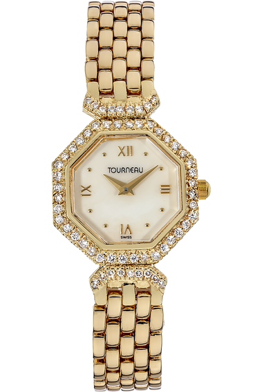 Octagon Yellow Gold Quartz