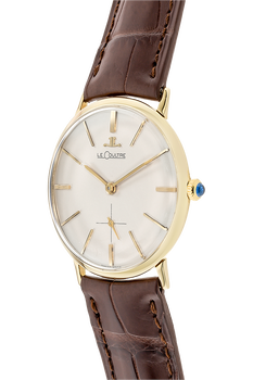 Round Circa 1950s Yellow Gold Manual