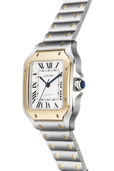 Santos de Cartier Yellow Gold and Stainless Steel Automatic