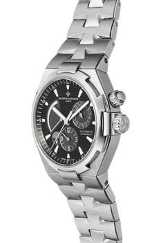 Overseas Dual Time Stainless Steel Automatic