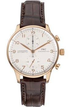 Pre Owned IWC Schaffhausen Portuguese Chronograph Rose Gold Automatic