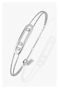 Move Classique Bracelet in White Gold 