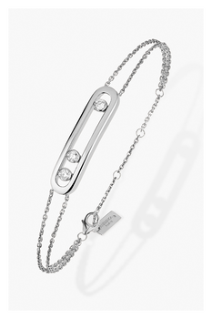 Move Classique Bracelet in White Gold 