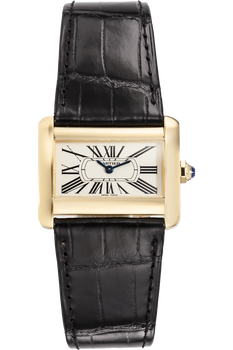 Mini Tank Divan Yellow Gold Quartz