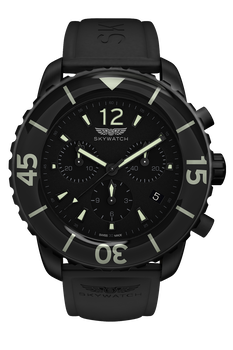 44mm Chrono Black IP