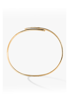 Move Noa Full Pav&eacute; SM Bangle in Yellow Gold Size M