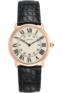 Ronde Solo Louis Cartier Rose Gold Manual