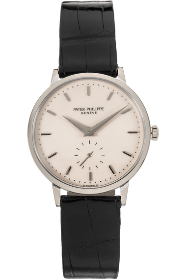 Calatrava Reference 3893 White Gold Manual