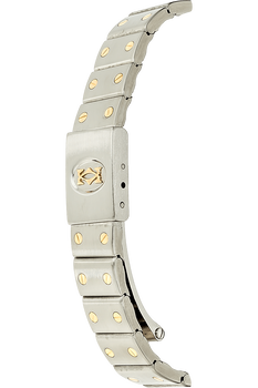 Santos Galbee Moon Phase Yellow Gold and Stainless Steel Quartz