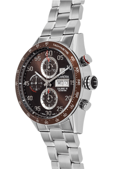 Carrera Calibre 16 Day-Date Chronograph Stainless Steel Automatic