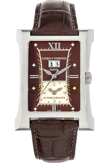 Esplendidos Dual Time Stainless Steel Automatic