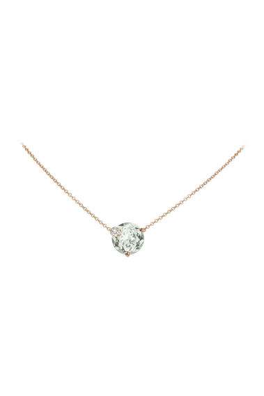 Peekaboo Prasiolite Pendant