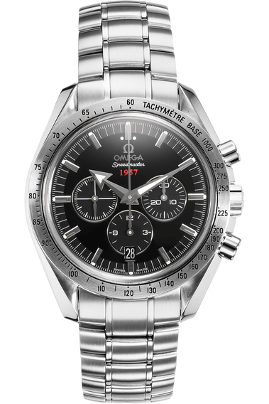 Speedmaster Broad Arrow Co-Axial Stainless Steel Automatic
