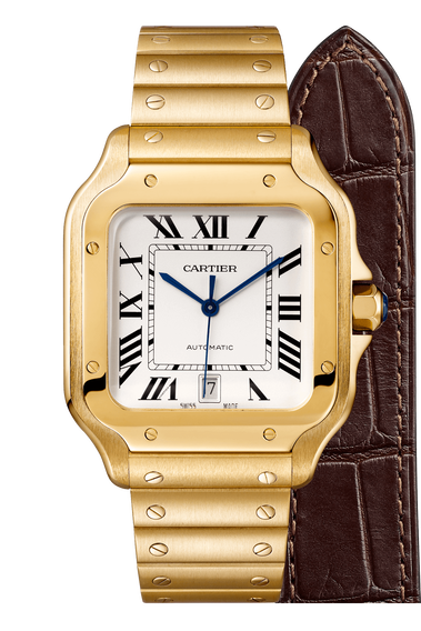 Santos de Cartier Yellow Gold, Large