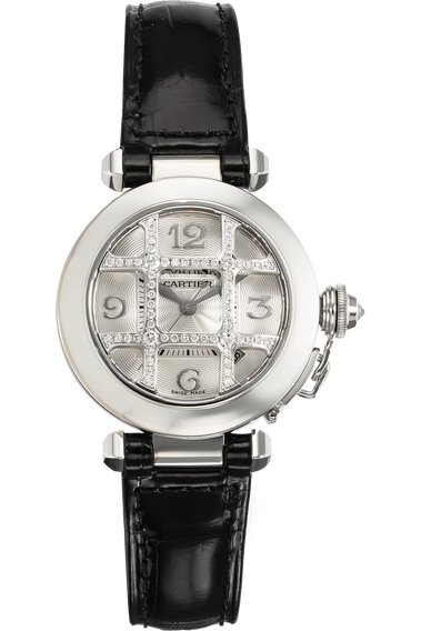 Pasha de Cartier White Gold and Stainless Steel Automatic