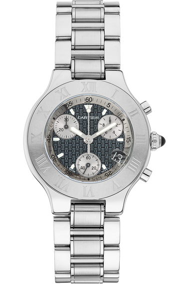 Must 21 Chronoscaph Stainless Steel Quartz